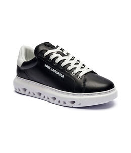 Кожаные кеды капри кайт Karl Lagerfeld, черный kl252m0000040000040 | juoda