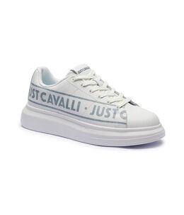 Кожаные кроссовки Just Cavalli, белый ca252m0000330050044 | balta
