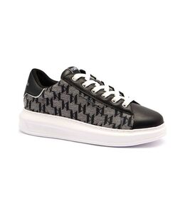 Кожаные кеды капри Karl Lagerfeld, черный kl252m0000030030040 | juoda