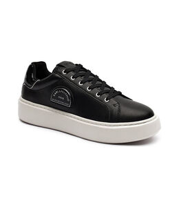 Кожаные кроссовки макси куп Karl Lagerfeld, черный kl244w0000290000038 | juoda