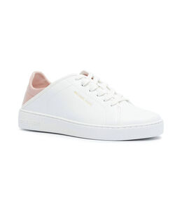 Кроссовки из кожи с кружевом Jenny Michael Kors, белый mk244w0000616880038 | balta