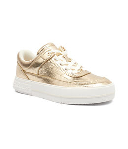 Кожаные кеды Аврора Michael Kors, золотой mk244w0000567400037 | aukso