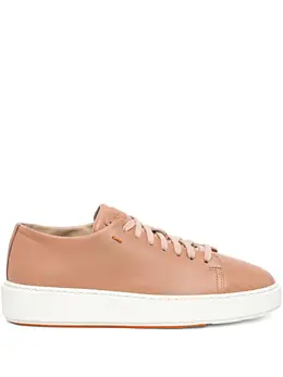 Santoni leather lace-up sneakers 30470891