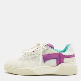 Tod's Multicolor Leather and Net Lace Up Sneakers Size 37.5 1162458