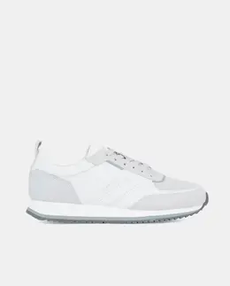 Мужские кожаные кроссовки с низким верхом Calvin Klein, белый a49420041 | blanco