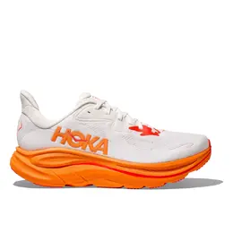 Кроссовки женские Hoka CLIFTON 10, белый/оранжевый mp_0309930_0001162031fgz | blanco / naranja