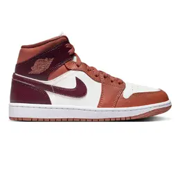 Баскетбольные кроссовки Air Jordan 1 Mid женские, красный/белый a51552926 | rojo / blanco