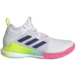 Adidas CRAZYFLIGHT MID унисекс домашние кроссовки, белый/розовый mp_0004991_lri31 | blanco / rosa