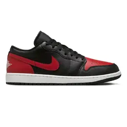 Мужские баскетбольные кроссовки Air Jordan 1 Low, черный/красный a52028687 | negro / rojo