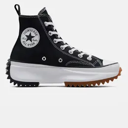 Converse Run Star Hike High Platform унисекс повседневные парусиновые кеды, черный a43814812 | negro