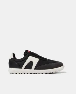 Женские однотонные кожаные кеды со шнурками Camper, черный mp_0611830_k201532002 | negro