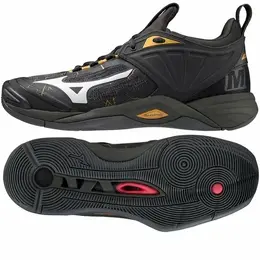 Кроссовки Mizuno Mizuno momentum 2, размер 41, черный/золотой 4369022206