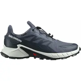 Кроссовки Salomon Supercross 4 Gtx, полнота F, размер 9 UK, синий/серый/белый 4373667185