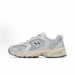 Кроссовки New Balance 530, полнота D, размер RU 38,5 | EU 39,5 | 245 mm | US 6,5, white silver metallic 4311747944
