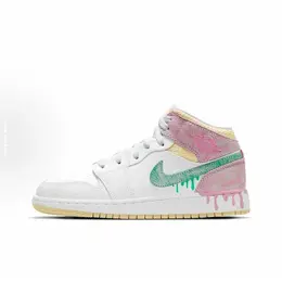 Кроссовки Jordan Air Jordan 1 Mid, размер 6US/38.5EU, розовый 4349549268