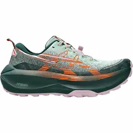 Кроссовки Asics TRABUCO MAX 4 W, полнота F, размер 8 US, зеленый/оранжевый 4605125054