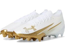 Кроссовки Under Armour Blur Pro Football Cleats, цвет White/Metallic Gold/Metallic Gold 9978367 | white/metallic gold/metallic gold
