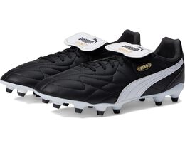 Кроссовки Puma King Top Firm, Artificial Ground Soccer Cleats, цвет Puma Black/Puma White/Puma Gold 10016351 | puma black/puma white/puma gold