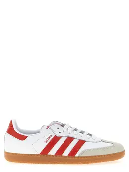Adidas-Samba Og Sneakers Rosso-Donna 51998145380692