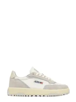 Autry-Sneakers Wildpace Low In Mesh E Suede Bianco-Uomo 52002086814036