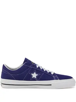 Converse One Star Academy Pro star-embellished canvas sneakers 27065975
