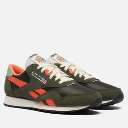 Мужские кроссовки Reebok Classic Nylon, цвет оливковый, размер 41 EU 100209551-4938271