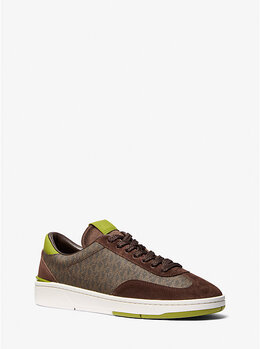 Кроссовки с фирменным логотипом Wilton Michael Kors, зеленый 42s5wlfs1b | meadow green