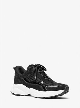 Кроссовки Katrina из замши и сетки Michael Kors, черный 49f4kafs1d | black