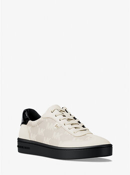 Кроссовки жаккардовые с логотипом Scotty Michael Kors, черный 43t5scfs1y | black