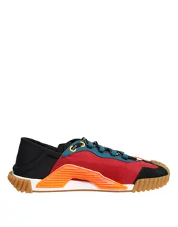 Dolce & Gabbana Multicolor Logo Low Top NS1 Sneakers Shoes - EU42.5/US9.5 mv7301-42.5