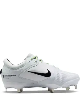 Nike Hyperdiamond 4 Elite "White/Black/Photon Dust/Volt" softball cleats 29638990
