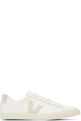 Белые и бежевые кожаные кроссовки Esplar Veja 16823071 | white/sable