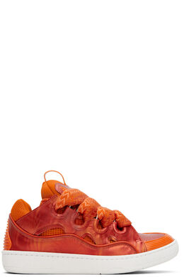 Оранжевые кроссовки Curb Lanvin 17034861 | pink/coral