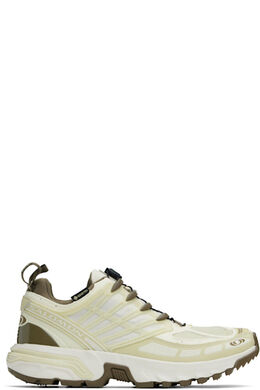 Кроссовки ACS PRO GORE-TEX желтого и хаки цвета Salomon 17052411 | vanilla ice/green haze/stone gray