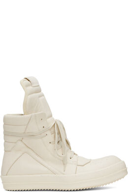 Кроссовки Off-White Hollywood Geobasket Rick Owens 16872921 | milk/milk/milk