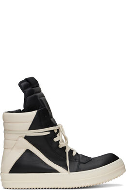 Кроссовки Hollywood Geobasket черного и бежевого цвета Rick Owens 16872861 | black/milk/milk