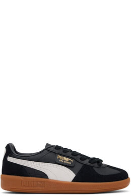 Кроссовки из кожи Palermo черного и серого цветов Puma 17480791 | puma black/feather gray/gum
