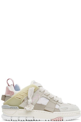 Кроссовки в стиле пэчворк бежево-розового цвета Axel Arigato 17329021 | dark beige/light pink