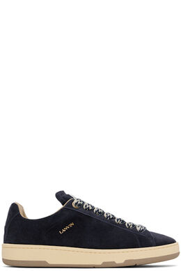 Кроссовки Curb Lite из темно-синей замши Lanvin 16044681 | dark blue