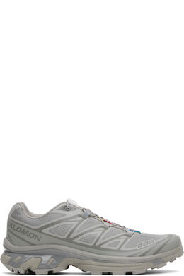 Серые кроссовки XT-6 Salomon 17060791 | ghost gray/gray flannel