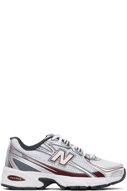 Кроссовки 740 белого и бордового цвета New Balance 16906611 | mercury red/white/castlerock