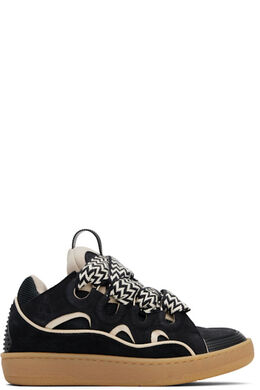 Эксклюзивные черные кроссовки SSENSE Curb Lanvin 17049311 | black/white