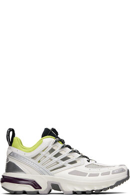 Серые кроссовки ACS Pro Salomon 17061531 | lunar rock/plum perfect/dark citron