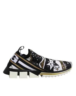 Dolce & Gabbana Multicolor Sorrento Low Top Sneakers Shoes - EU41/US8 mv7262-41