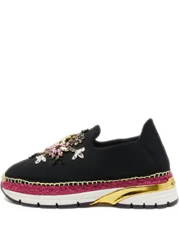 Dolce & Gabbana crystal-embellished sneakers 30319385