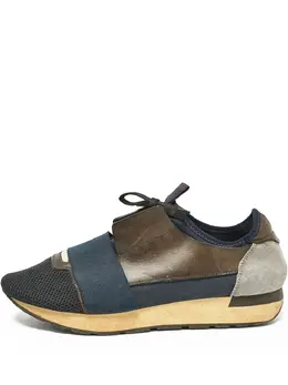 Balenciaga mesh-panelled lace-up sneakers 30334748