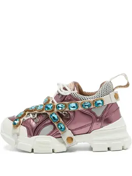 Gucci Flastrek embellished sneakers 30327994
