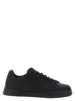 Dolce & Gabbana-Portofino Sneakers Nero-Uomo 52188612755796