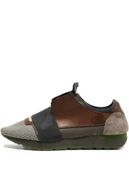 Balenciaga leather-mesh sneakers 30320552