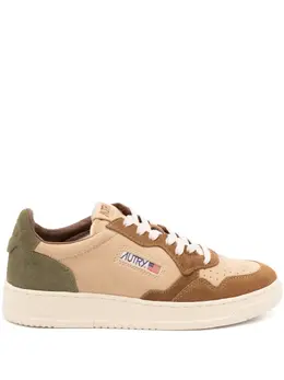 Autry Medalist suede-panelled lace-up sneakers 30750005